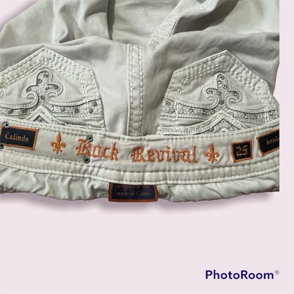 Rock Revival White Denim Jeans size 25 - Picture 13 of 14